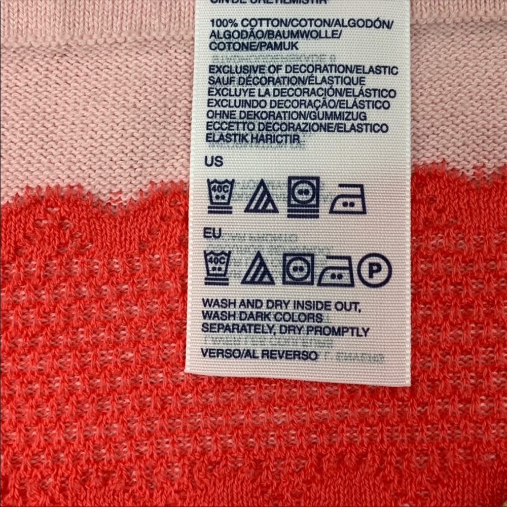 ❤️🔥Tommy Hilfiger - Pink Heather Lace Trim Sweater - XL - Picture 5 of 6